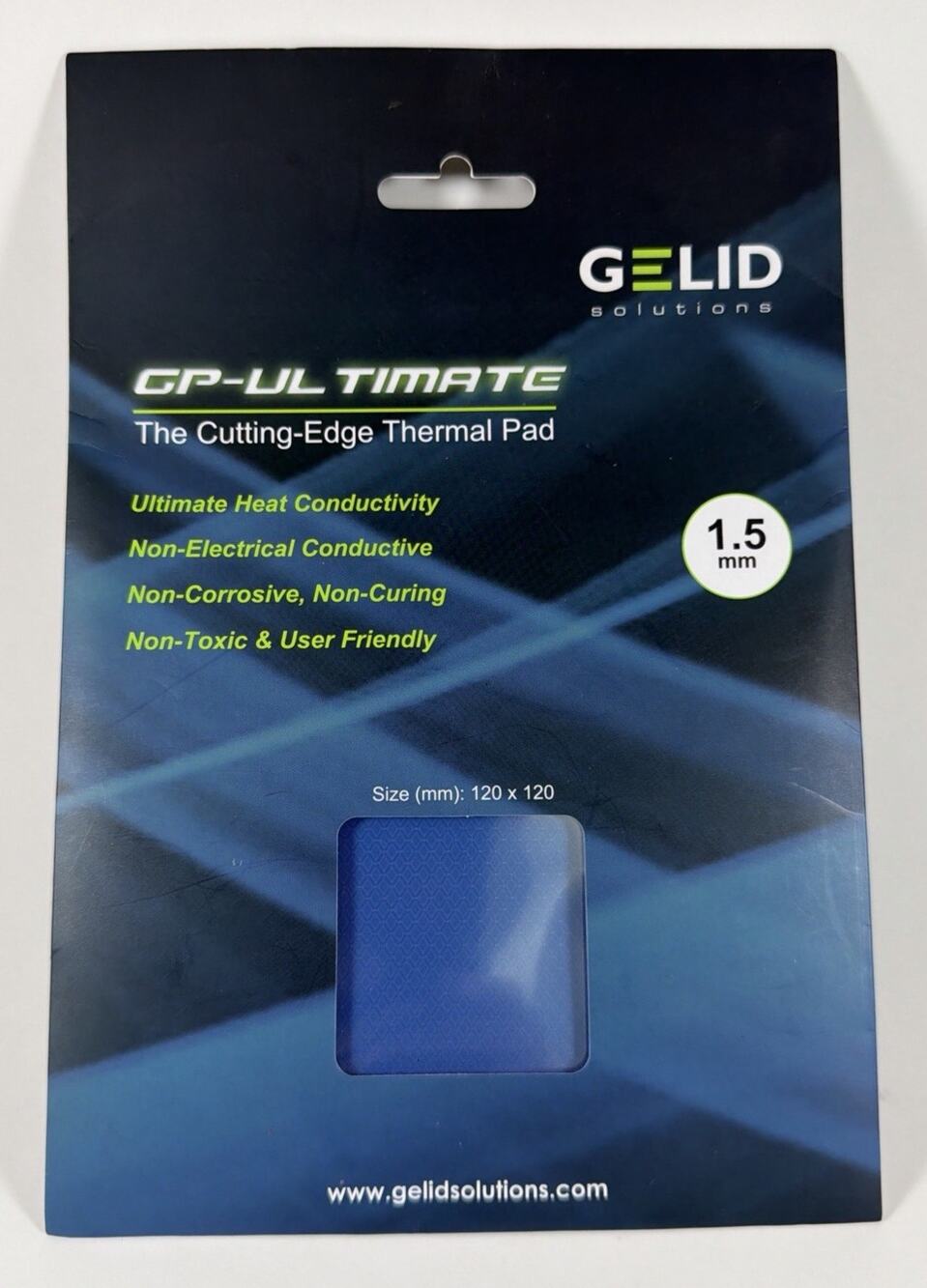 Gelid Solutions GP-Ultimate 15W-Thermal Pad 120 x 120 x 1.5 mm TP-GP04-S-C